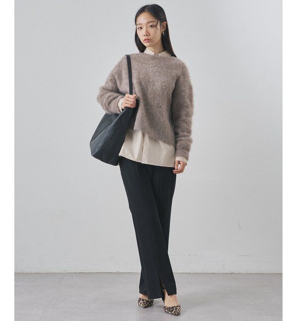  「スーリーアルパカクルーネックプルオーバー」|ニット・セーター|