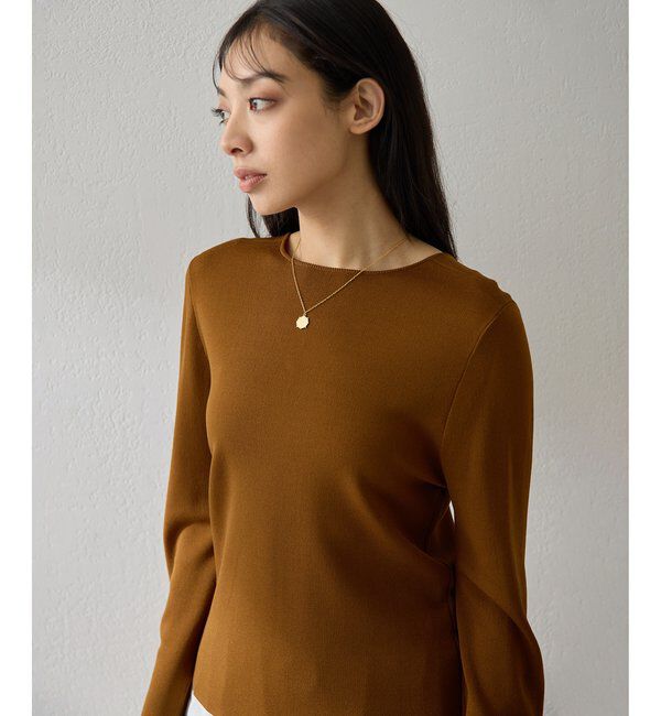  「2wayスムースプルオーバー」|ニット・セーター|