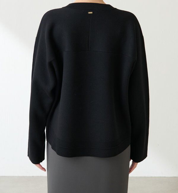  「スウェットライクラウンドヘムニット」|ニット・セーター|