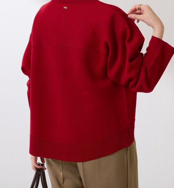  「スウェットライクラウンドヘムニット」|ニット・セーター|