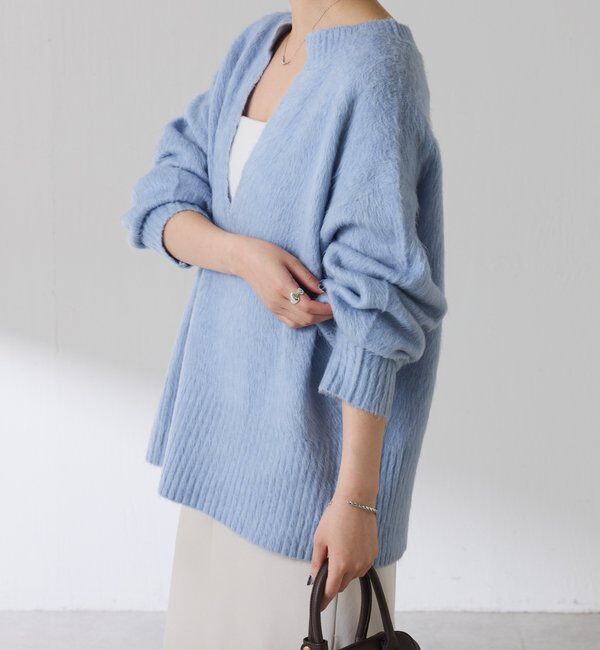  「エアリー深Vニット」|ニット・セーター|