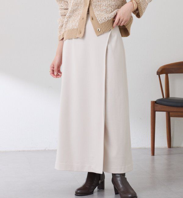  「サイドベルトタイトスカート」|スカート|オフホワイト