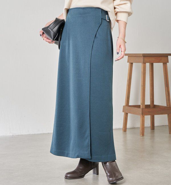  「サイドベルトタイトスカート」|スカート|