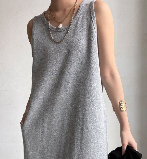  「【全骨格細見え】ブークレーダンボールタンクワンピース」|ワンピース|