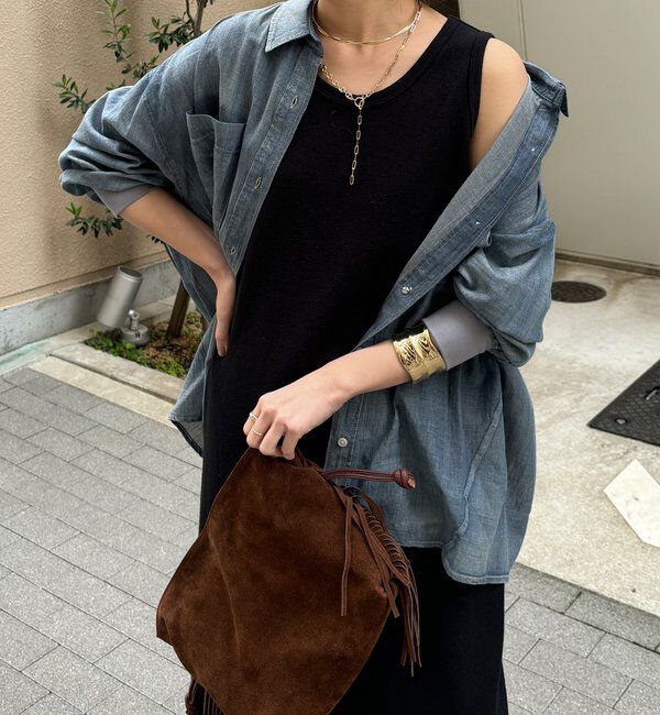  「【全骨格細見え】ブークレーダンボールタンクワンピース」|ワンピース|