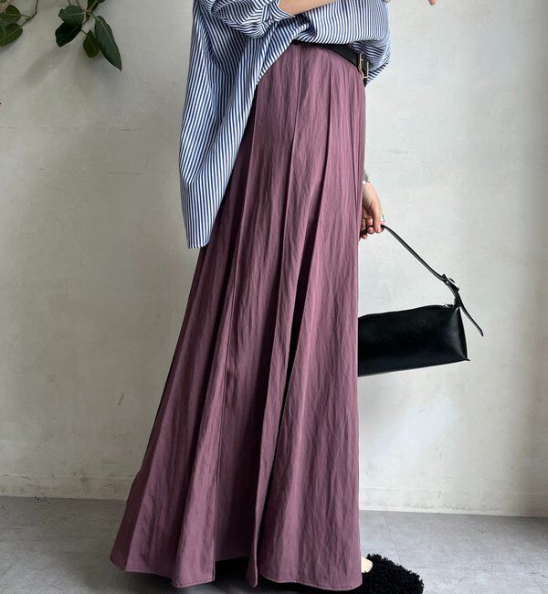  「パネルプリーツスカート」|スカート|