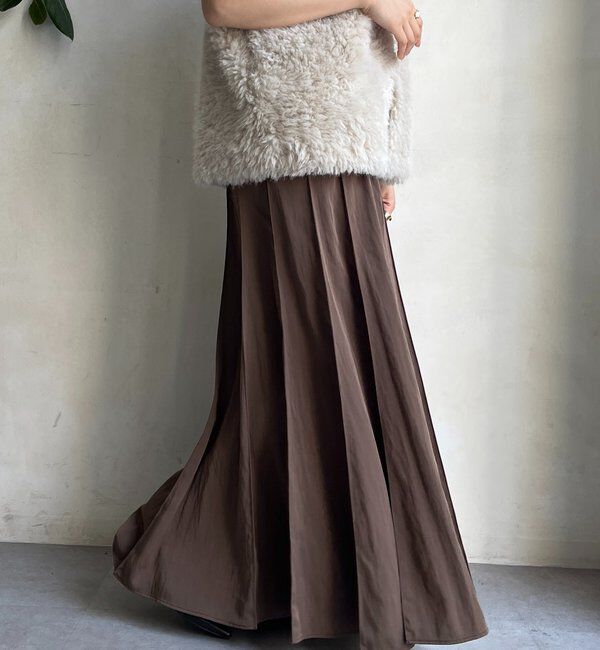  「パネルプリーツスカート」|スカート|