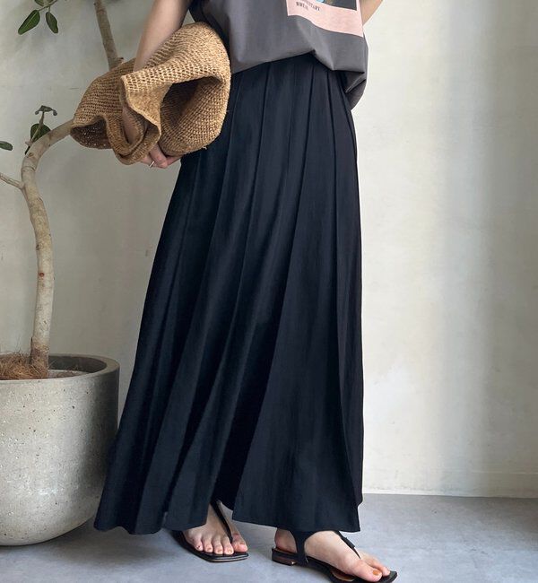  「パネルプリーツスカート」|スカート|