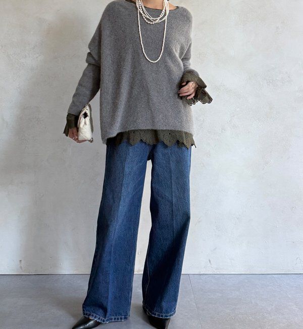  「レースフレアブラウス」|シャツ・ブラウス|