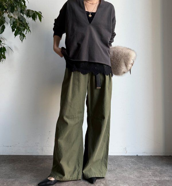  「【新色追加】スカラレースキャミ」|シャツ・ブラウス|