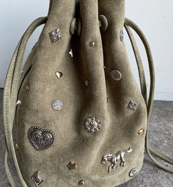  「スエードスタッズドロストバッグ」|トートバッグ|