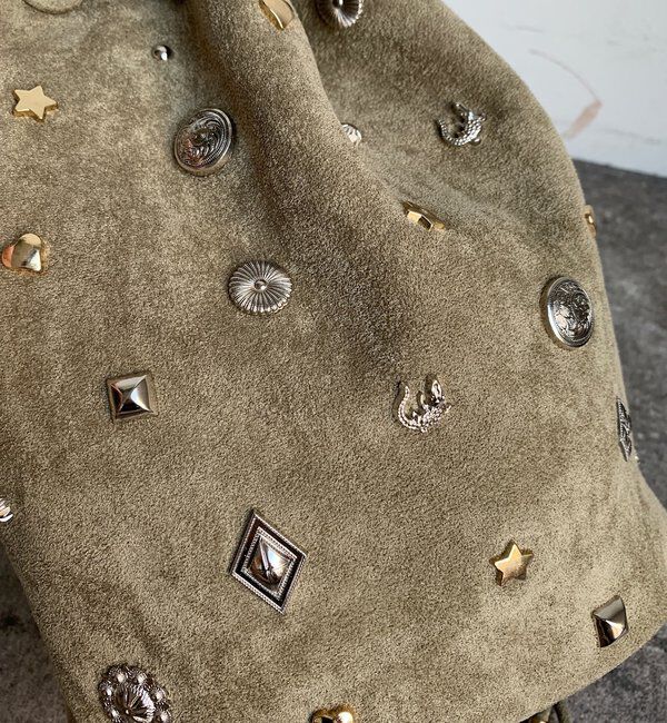  「スエードスタッズドロストバッグ」|トートバッグ|