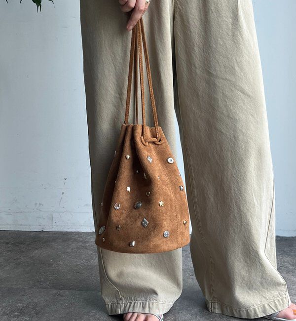  「スエードスタッズドロストバッグ」|トートバッグ|