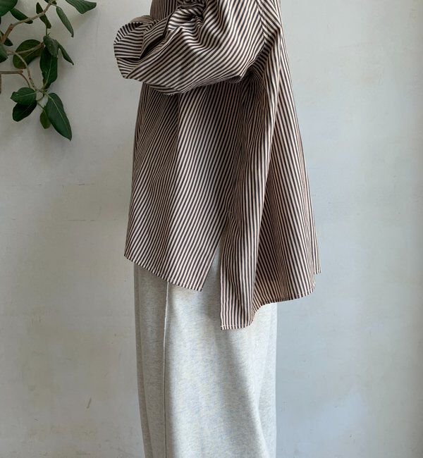  「ストライプポンチョブラウス」|シャツ・ブラウス|