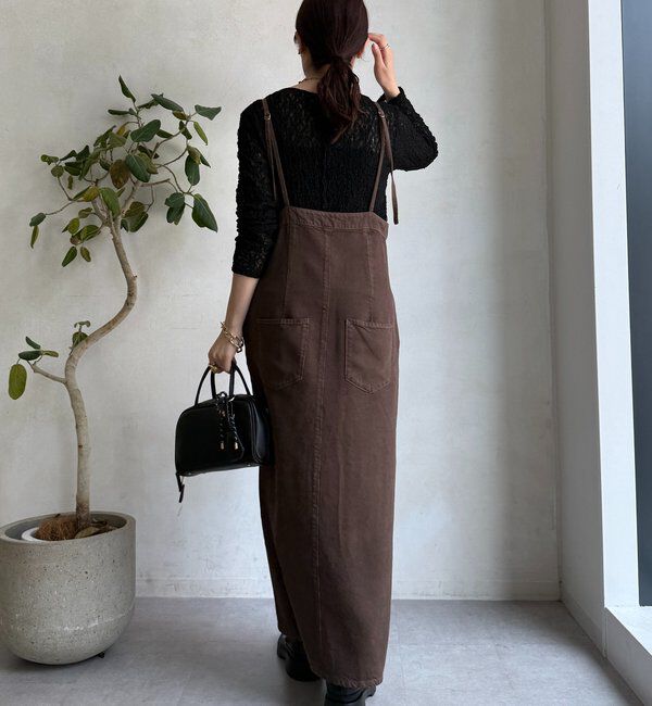  「リンクルフラワーシャーリングプルオーバー」|Tシャツ・カットソー|