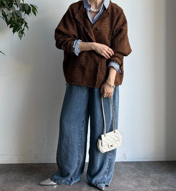  「ツイードジャケット」|ブルゾン・スタジャン|