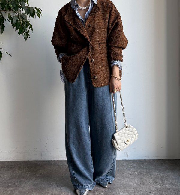  「ツイードジャケット」|ブルゾン・スタジャン|