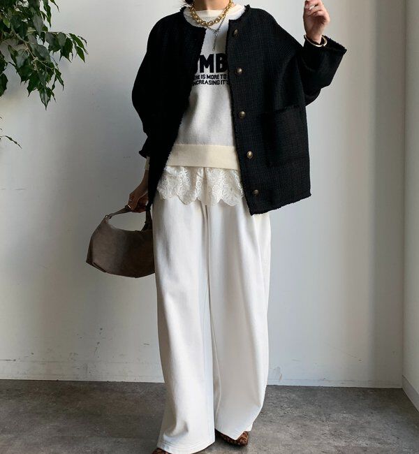  「ツイードジャケット」|ブルゾン・スタジャン|