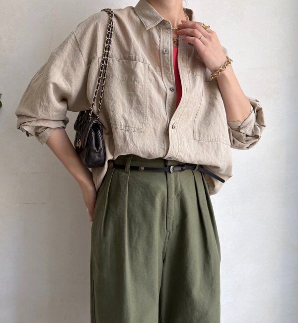  「【セットアップ対応】ピグメントライクシャツ」|シャツ・ブラウス|