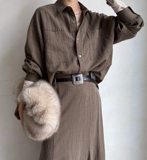  「【セットアップ対応】ピグメントライクシャツ」|シャツ・ブラウス|