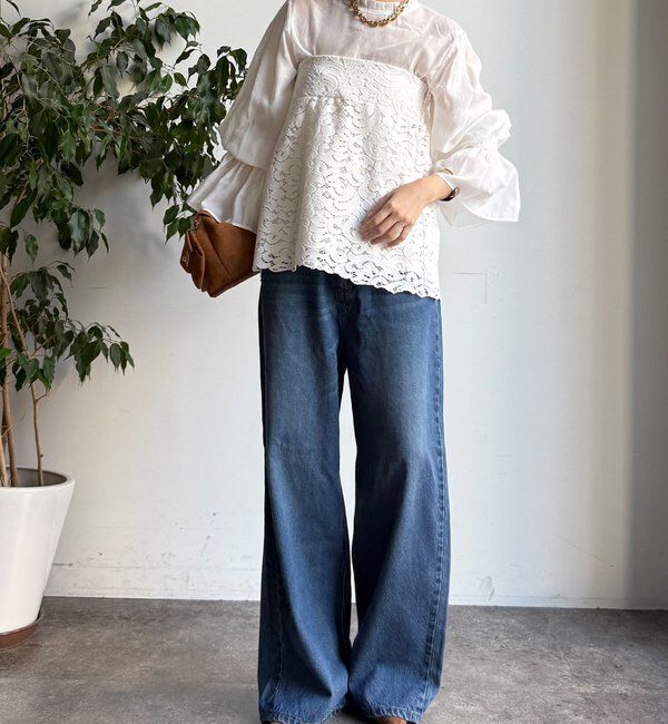  「フロッキーレースビスチェ」|シャツ・ブラウス|