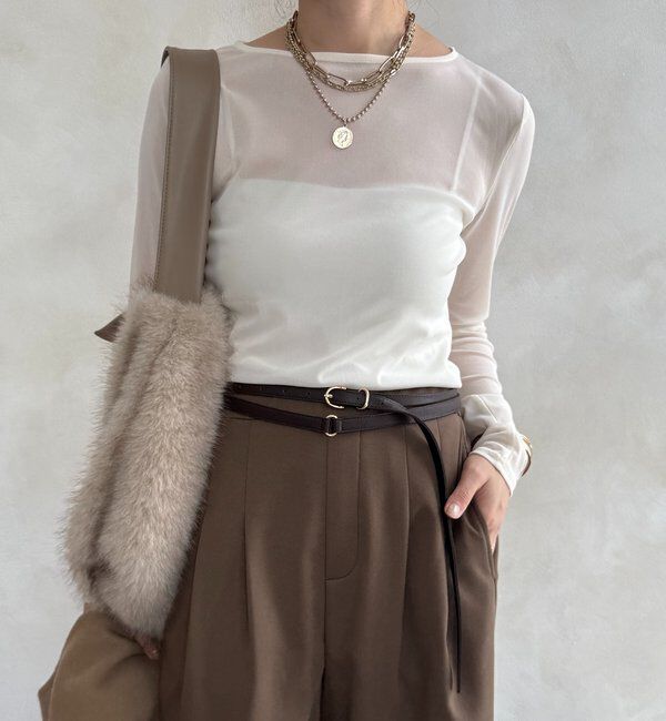  「シアーラウンドTEE」|Tシャツ・カットソー|