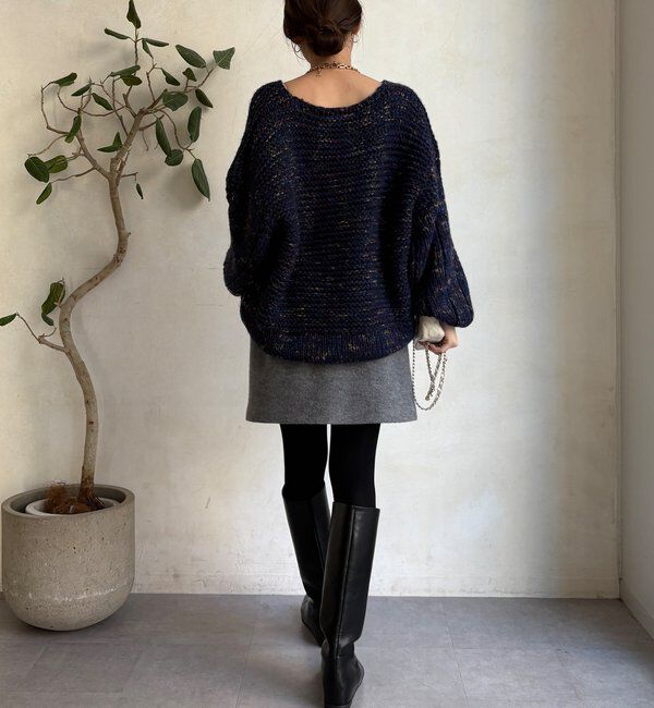  「ブークレーウールミニスカート」|スカート|