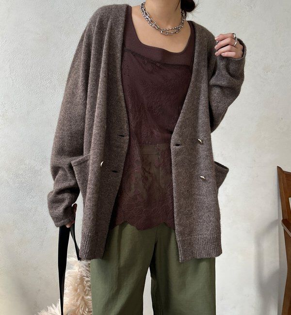  「ヤクウールニットジャケット」|テーラードジャケット|