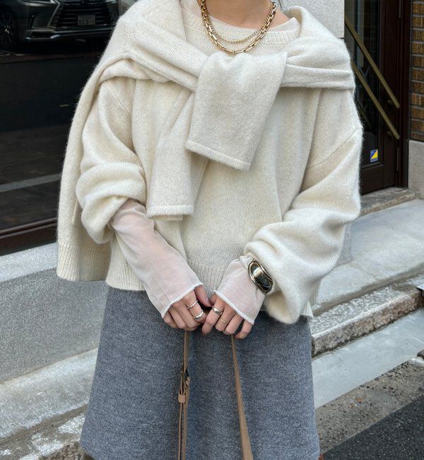  「ヤクウールプルオーバー」|ニット・セーター|