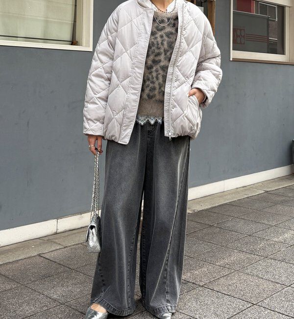  「ストレッチタフタ袖リブショートダウン」|その他|