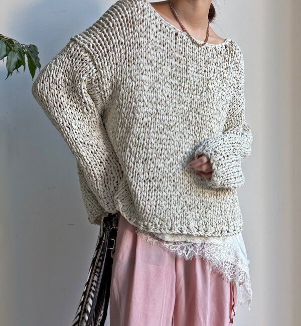  「ハンドメイドテープヤーンニット」|ニット・セーター|