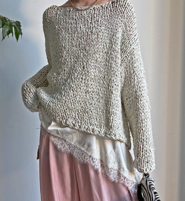  「ハンドメイドテープヤーンニット」|ニット・セーター|