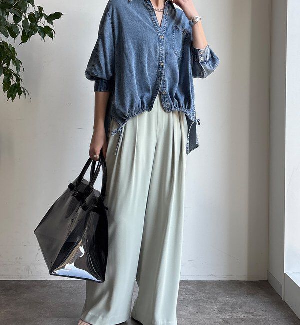  「リヨセルデニムシャツ」|シャツ・ブラウス|