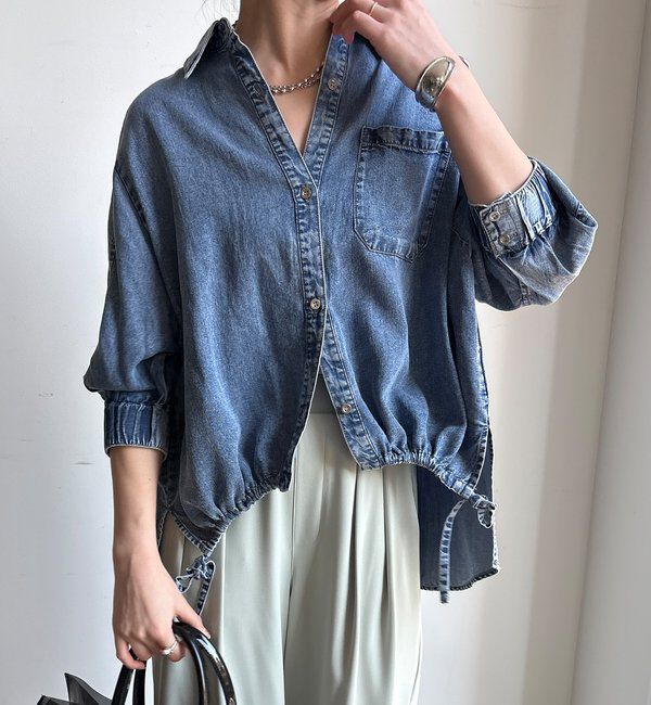  「リヨセルデニムシャツ」|シャツ・ブラウス|