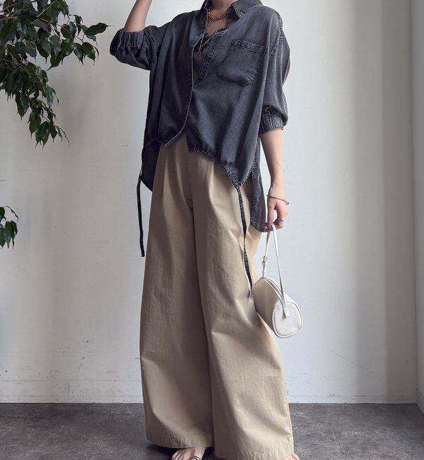  「リヨセルデニムシャツ」|シャツ・ブラウス|