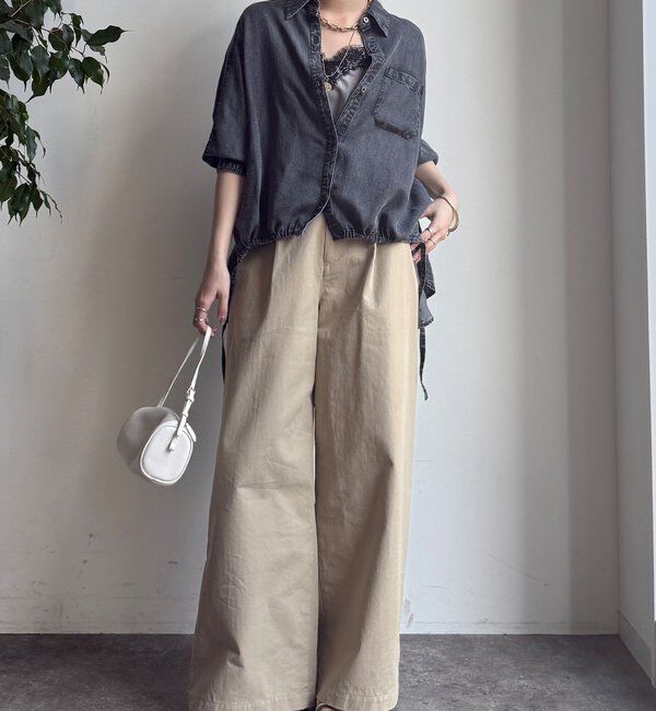  「リヨセルデニムシャツ」|シャツ・ブラウス|