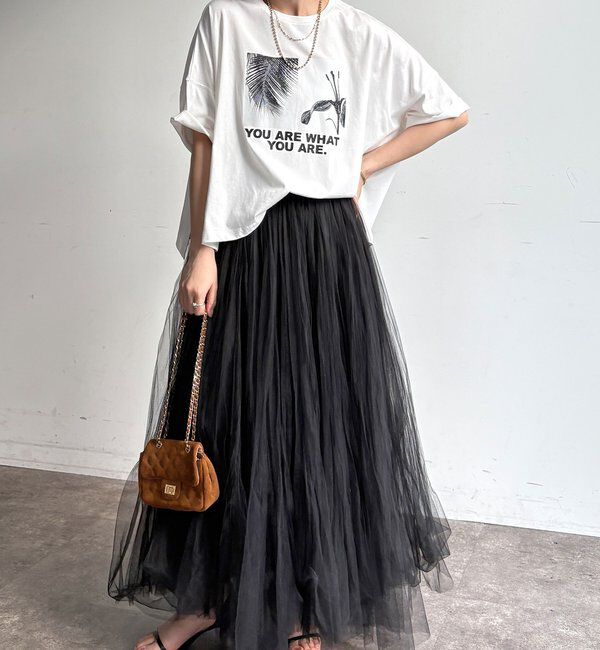  「【WEB限定】ビッグシルエットモノクロフォトTEE」|Tシャツ・カットソー|