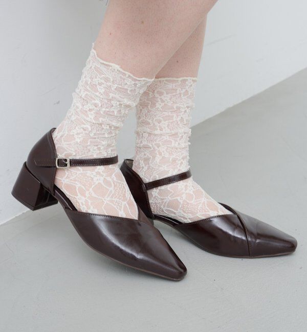  「クロスストラップパンプス」|パンプス|