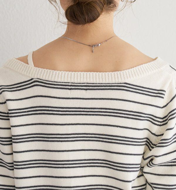  「B ボーダーダメージカーディガン」|その他|