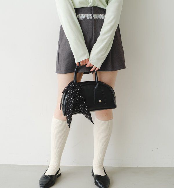  「【500ml ペットボトル収納可】フラップカラーボストンBAG」|トートバッグ|