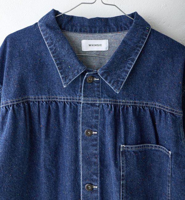  「【WHIMSIC】ネップデニムワークジャケット」|デニムジャケット|