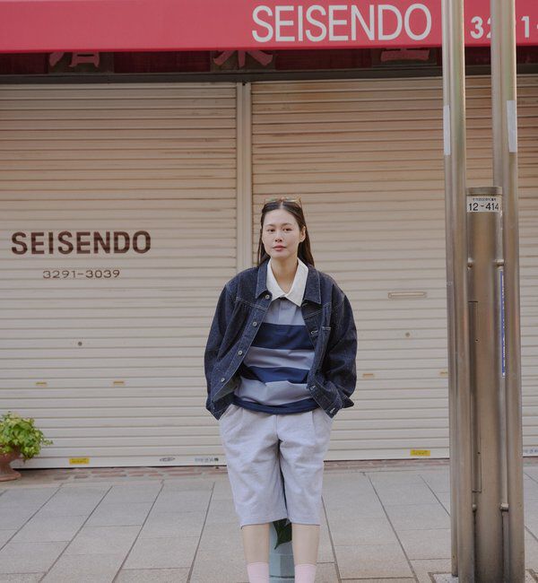  「【WHIMSIC】ネップデニムワークジャケット」|デニムジャケット|