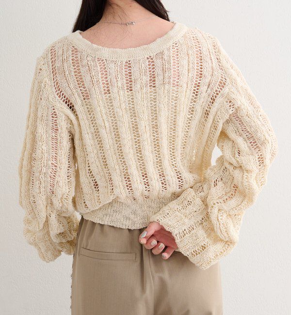  「【4色展開】B ルーズスリーブニットプルオーバー」|その他|