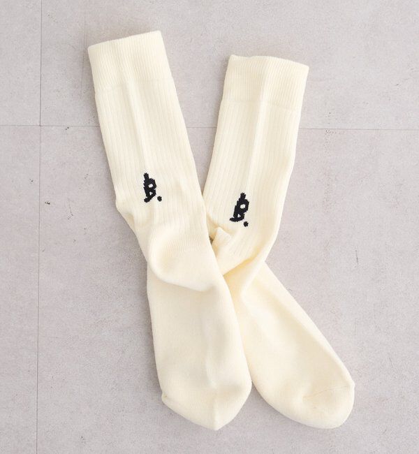  「【6色展開/M.Lサイズ展開/ユニセックス】B ロゴソックス」|その他|