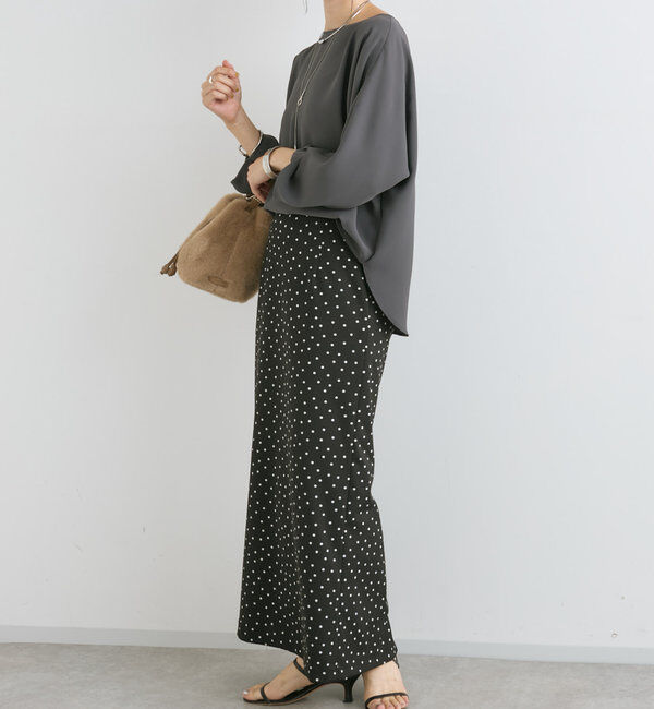  「ドルマンターンバックブラウス」|シャツ・ブラウス|