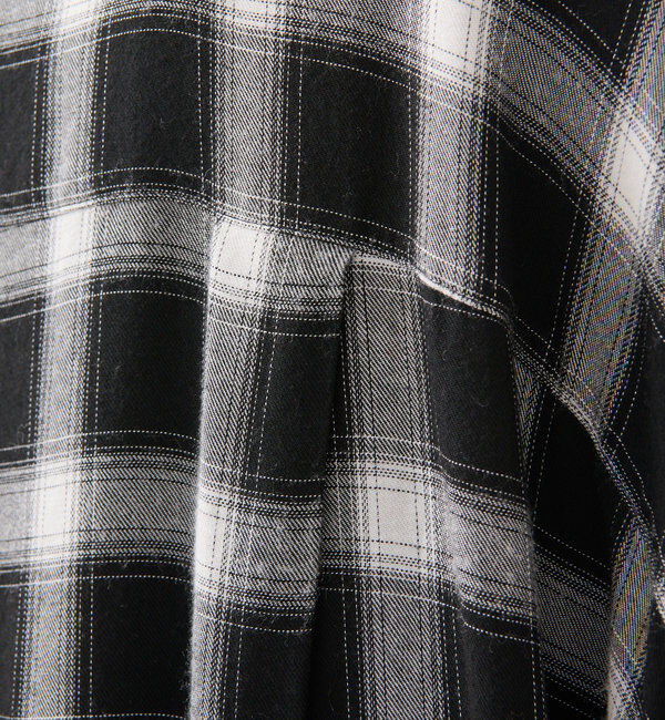  「ウォッシュドチェックワイドシャツ」|シャツ・ブラウス|