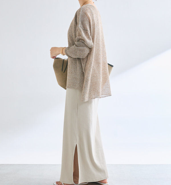  「メランジルーズニット」|ニット・セーター|