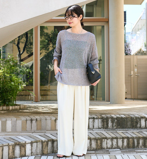  「メランジルーズニット」|ニット・セーター|