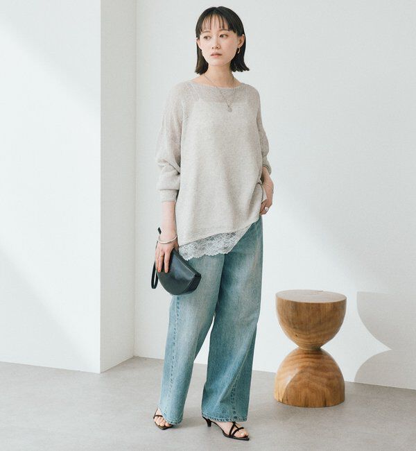  「メランジルーズニット」|ニット・セーター|