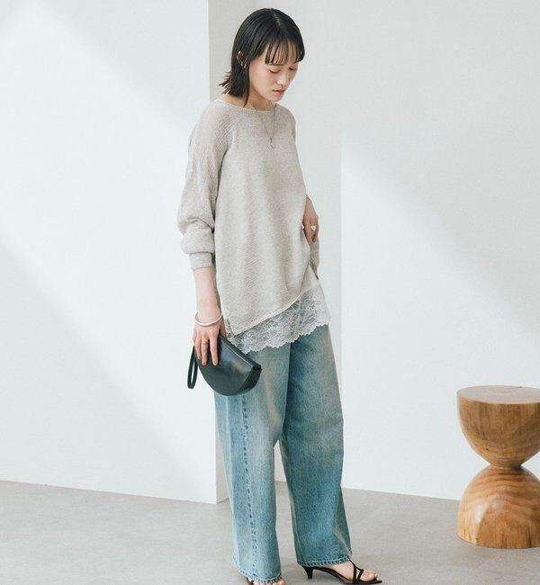  「メランジルーズニット」|ニット・セーター|